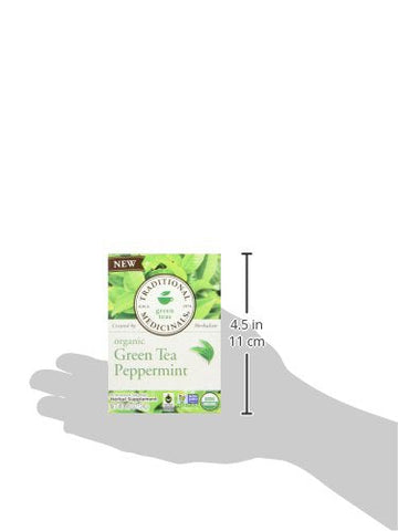 Traditional Medicinals Organic Green Tea, Peppermint, 16 Count Traditional Medicinals Organic Green Tea, Peppermint, 16 Count