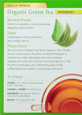 Traditional Medicinals Organic Green Tea, Peppermint, 16 Count Traditional Medicinals Organic Green Tea, Peppermint, 16 Count