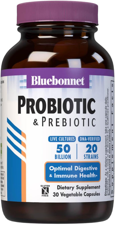 BlueBonnet PROBIOTIC & PREBIOT 50B VCAP 30S