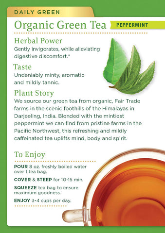 Traditional Medicinals Organic Green Tea, Peppermint, 16 Count Traditional Medicinals Organic Green Tea, Peppermint, 16 Count