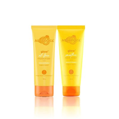 مجموعة أكوالوجيكا جلو+ للعناية بالوجه