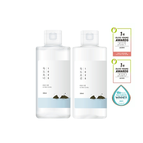 Round Lab 1025 Dokdo toner lotion special set (toner 200ml + lotion 200ml)
