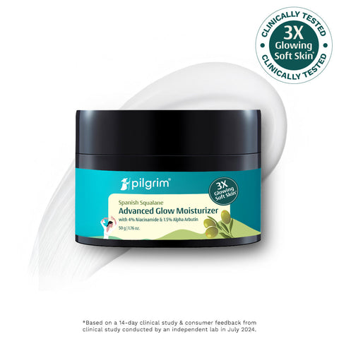 PILGRIM Squalane Glow Moisturizer with Niacinamide & Vitamin C 50g