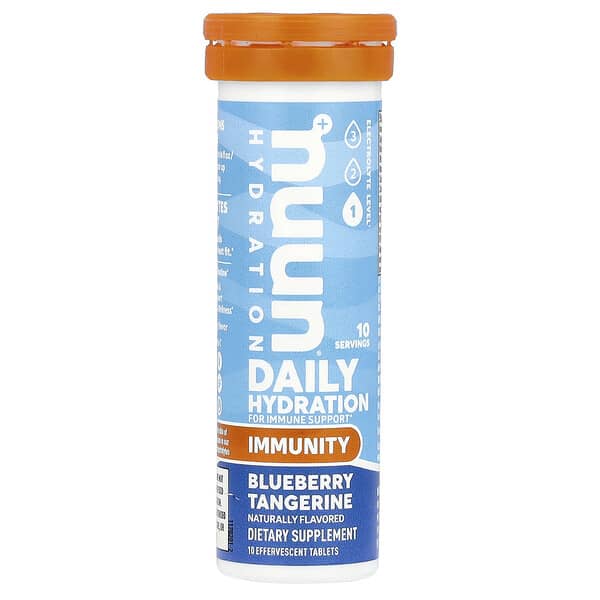 Nuun Act Sport Hydration (Blueberry Tangerine Flavour) 10 effervescent Tablets (Dietary Supplement)