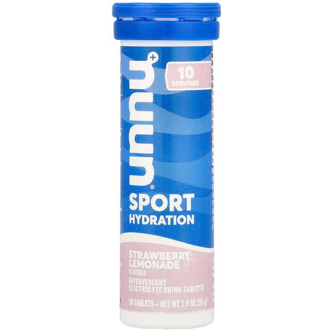 Nuun Act Sport Hydration (Strawberry Lemonade Flavour) 10 effervescent Tablets (Dietary Supplement)