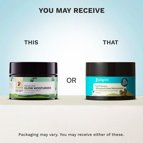 PILGRIM Squalane Glow Moisturizer with Niacinamide & Vitamin C 50g