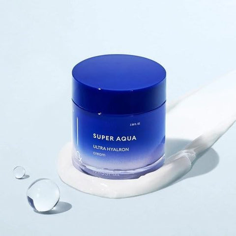 Missha Super Aqua Ultra Hyalron Cream - Gel-Cream with 10 Types of Hyaluronic Acid, 70ml - Image 2