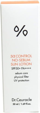 Dr.Ceuracle 5A Control No Sebum Sun Lotion - Lightweight, 50ml - Image 2