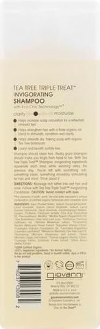 Giov Tea Tree Triple Treat Shampoo 2Oz