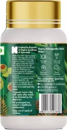Kapiva Himalayan shilajit & Ashwagandha gold 30
