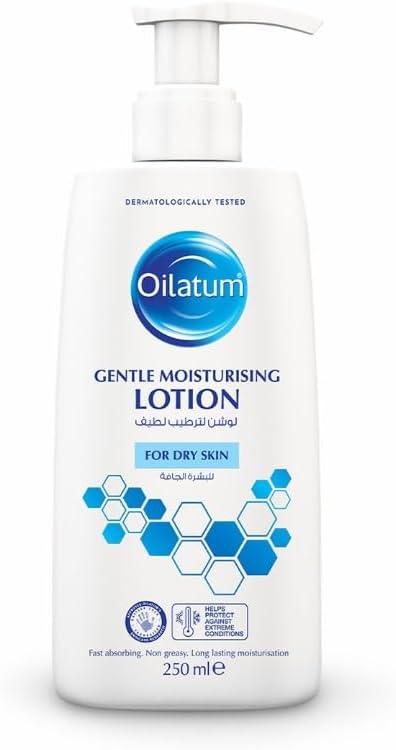 Oilatum Gentle Moisturising Lotion - Fast Absorbing, Non-Greasy, 250ml