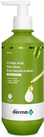 The Derma Co Body Serum Lotion with 1% Kojic Acid & Vitamin C - 250ml