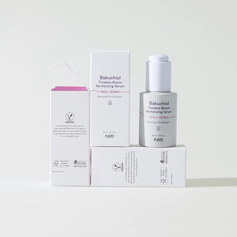Purito Timeless Bloom Bakuchiol Face Serum with Jeju Hydrangea - 30ml - Image 7