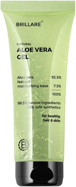 Brillaire Aloe Vera Gel - Face & Hair Moisturiser, 200g
