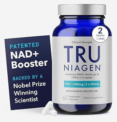 TRU NIAGEN NAD+ Beauty Supplement - 1000mg Nicotinamide Riboside, 30 Capsules