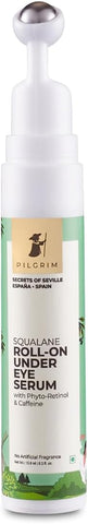 Pilgrim Squalane Under Eye Roll-On Serum with Phyto-Retinol & Caffeine - 15ml