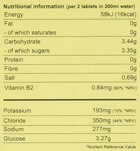 ORS Hydration Electrolyte Tablets - Lemon Flavour, 72 Tablets (6 x 12) - Image 4