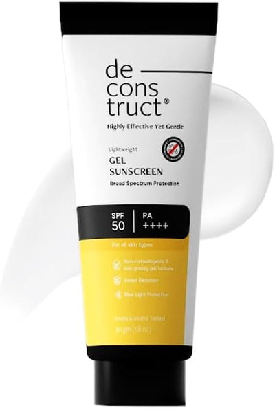 Deconstruct Gel Sunscreen SPF 55+ PA+++ - Water Resistant, 50g