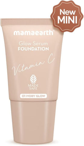 Mamaearth Glow Serum Foundation with Vitamin C & Turmeric - 18ml - Image 4