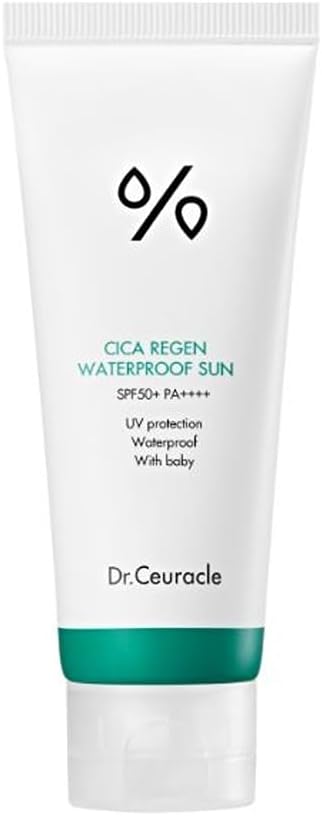 Dr.Ceuracle Cica Regen Waterproof Sun SPF50+ PA++++ - Centella & Bamboo, 100ml