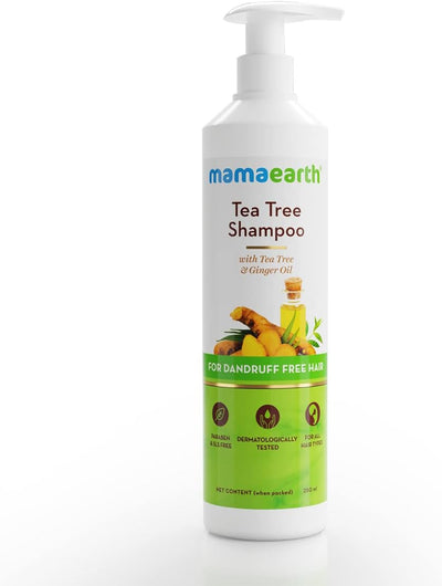 Mamaearth Tea Tree Anti-Dandruff Shampoo with Ginger Oil - 250ml