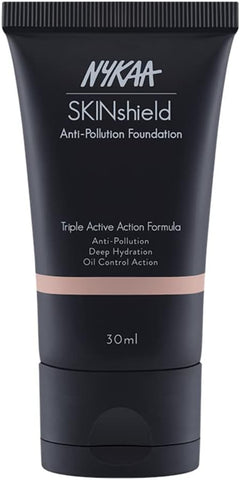 Nykaa SkinShield AntiPollution Matte Foundation  Nude Delight05