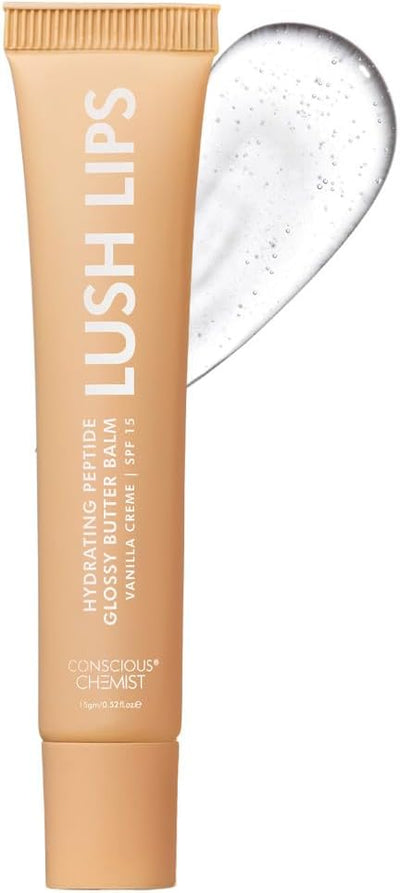 Conscious Chemist Peptide Lip Balm with SPF 15 - Vanilla Creme, 15g