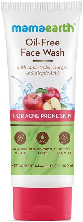 Mamaearth Oil Free Face Wash - Apple Cider Vinegar & Salicylic Acid, 100ml