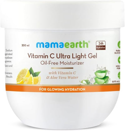 Mamaearth Vitamin C Ultra Light Oil-Free Gel Face Moisturiser - 200ml