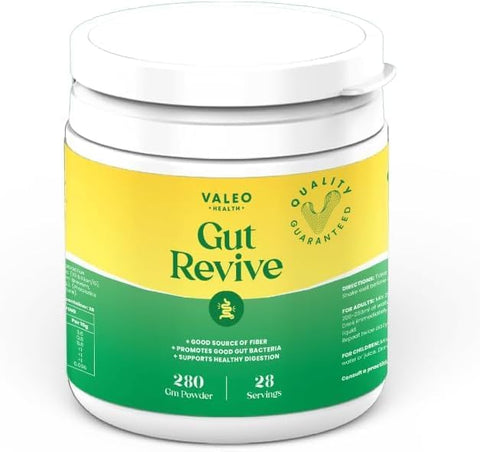Valeo Gut Revive Powder - Psyllium Husk, Prebiotics & Probiotics - 280g - Image 4