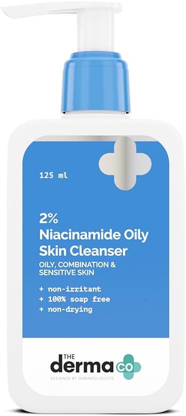 The Derma Co Niacinamide Oily Skin Cleanser - 2% Formula, 125ml