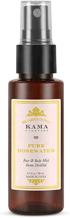 Kama Ayurveda Pure Rose Water - Herbal & Ayurvedic, 50 ml