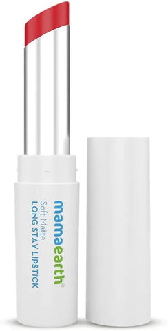 Mamaearth Softmatte Long Stay Lipstick 07 Ruby Red 3.5G