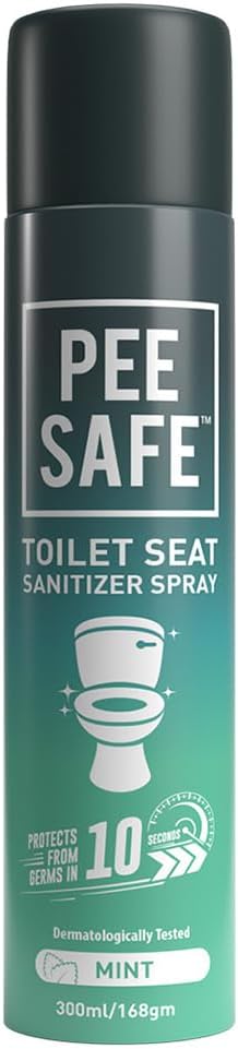 Pee Safe Toilet Seat Sanitizer Spray with Mint - 300ml