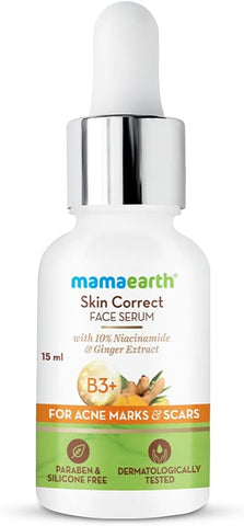 Mamaearth Skin Correct Face Serum with Niacinamide & Ginger Extract - 15ml