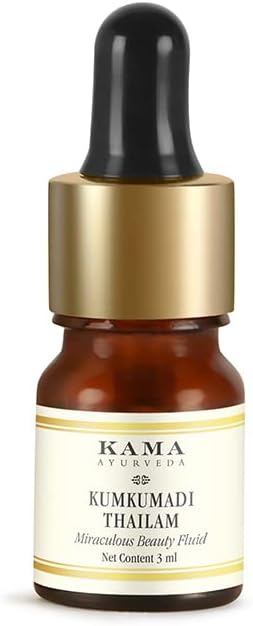 Kama Ayurveda Kumkumadi Thailam Night Serum with Saffron, 3ml