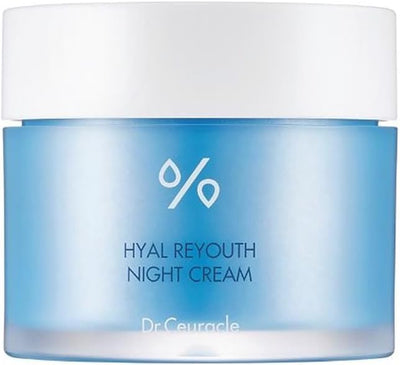 Dr.Ceuracle Hyal Reyouth Night Cream - 6-Hyaluronic Complex & Panthenol, 60g