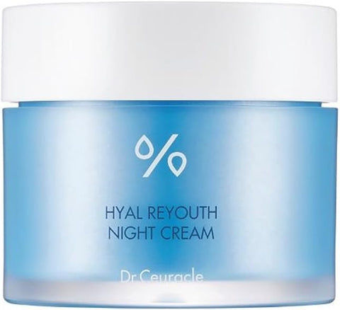 Dr.Ceuracle Hyal Reyouth Night Cream - 6-Hyaluronic Complex & Panthenol, 60g