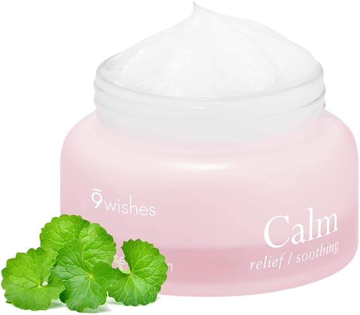 9Wishes pH Calm Ice Cream - Face Moisturiser with Cica, 17 fl oz