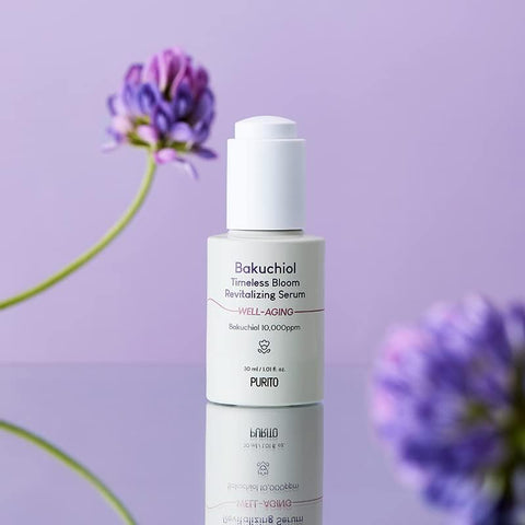 Purito Timeless Bloom Bakuchiol Face Serum with Jeju Hydrangea - 30ml - Image 3