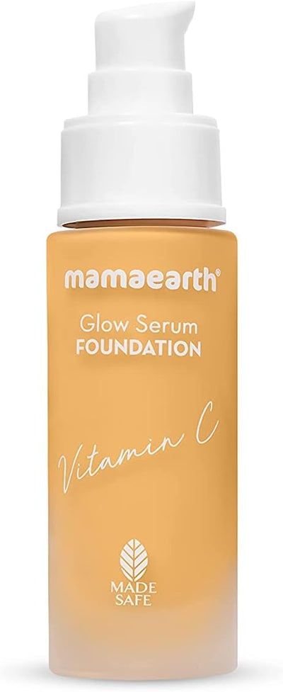 Mamaearth Glow Serum Foundation with Vitamin C & Turmeric - 30ml