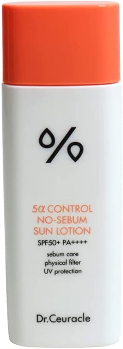 Dr.Ceuracle 5A Control No Sebum Sun Lotion - Lightweight, 50ml