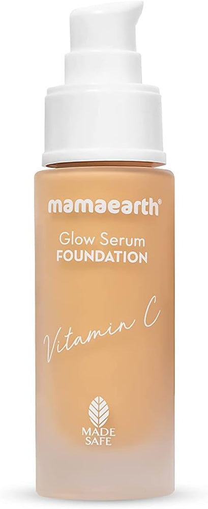 Mamaearth Glow Serum Foundation - Vitamin C, Nude Glow 30ml