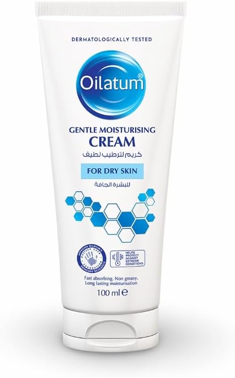 Oilatum Gentle Moisturising Cream - Fast Absorbing, Non-Greasy - 100ml