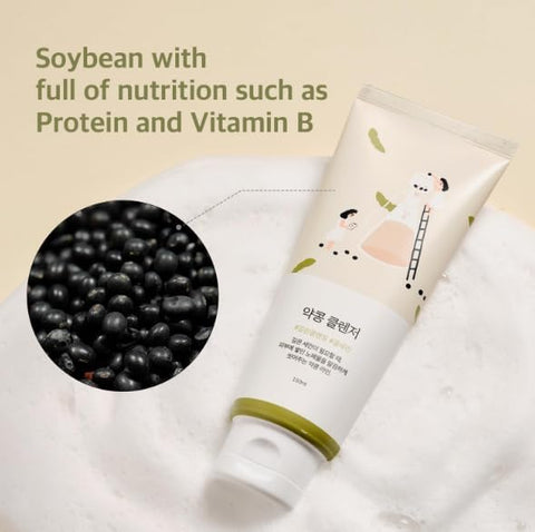 Round Lab Soybean Face Cleanser - Deep Cleansing Scrub, 150ml - Image 4