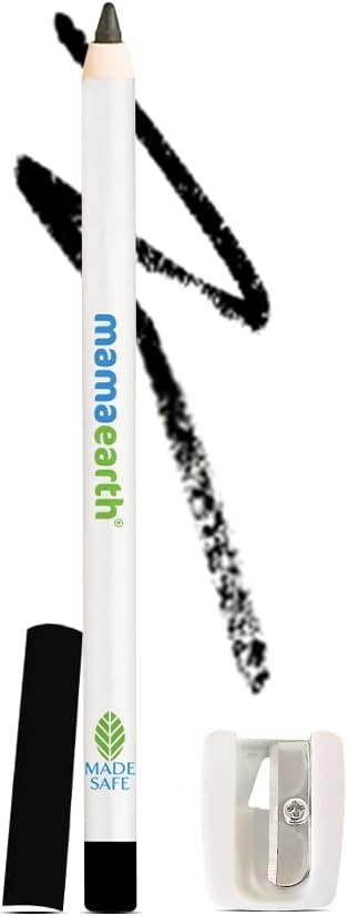 Mamaearth Charcoal Black Long Stay Kajal with Castor Oil & Chamomile, 1.2g