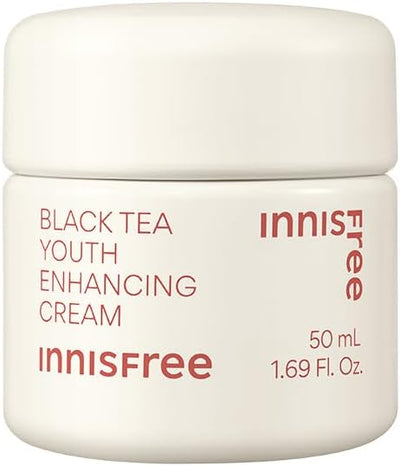 Innisfree Black Tea Enhancing Cream - Anti-Aging Face Moisturiser, 50ml
