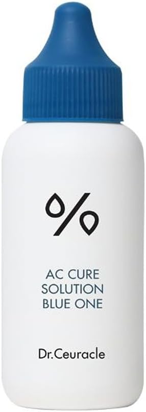 Dr.Ceuracle AC Cure Solution Blue One - Salicylic & Lactic Acid Acne Spot Treatment, 50ml