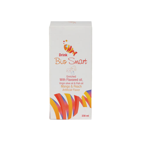 Biosmart Syrup Virgin Olive 1 g, Flaxseed 0.5 g, Omega-3 1 g - 230 ml
