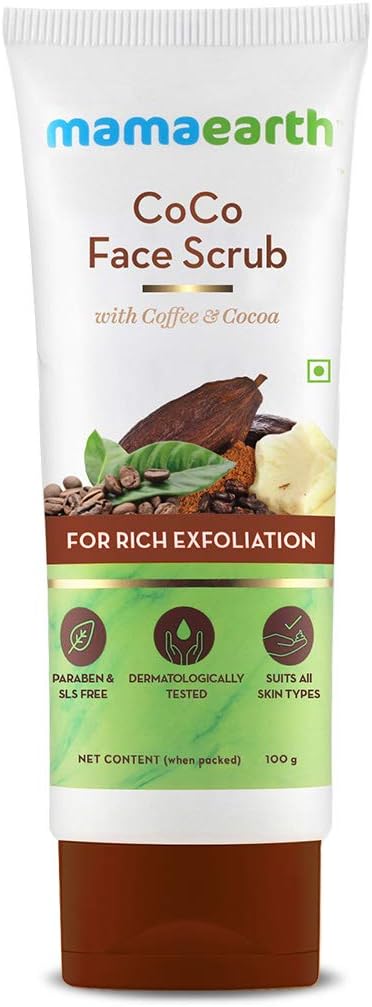 Mamaearth CoCo Face Scrub with Coffee & Cocoa - 100g